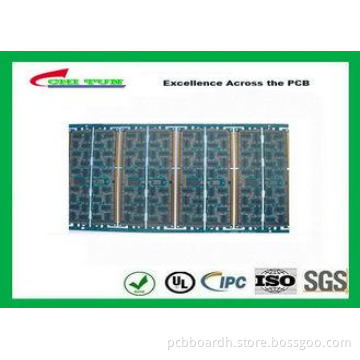 Multilayer Quick Turn PCB Prototypes 4 layer FR4 1.2mm Blue